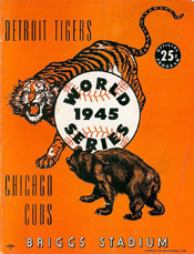 1945 World Series Program - Detroit